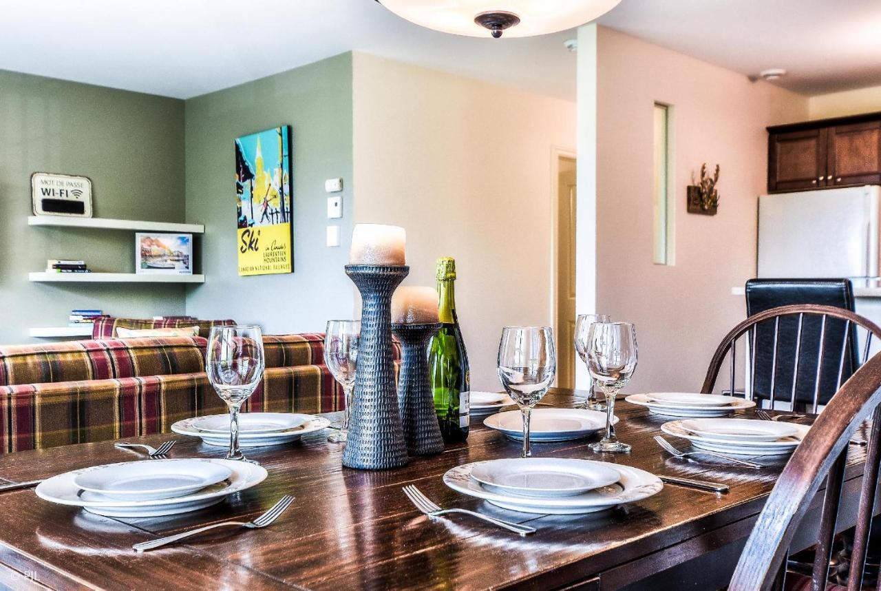 Mont-Blanc Ski Inout Condo W Pool Beach Access Saint-Faustin Экстерьер фото